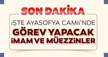 Son dakika: Diyanet İşleri Başkanı Ali Erbaş ilk namaz öncesi Ayasofya'ya atanan imam ve müezzinleri açıkladı