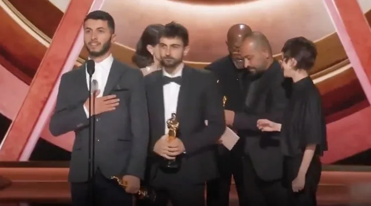 Filistin’in çığlığı Oscar’da yankılandı: İsrail’in katliamları unutulmadı
