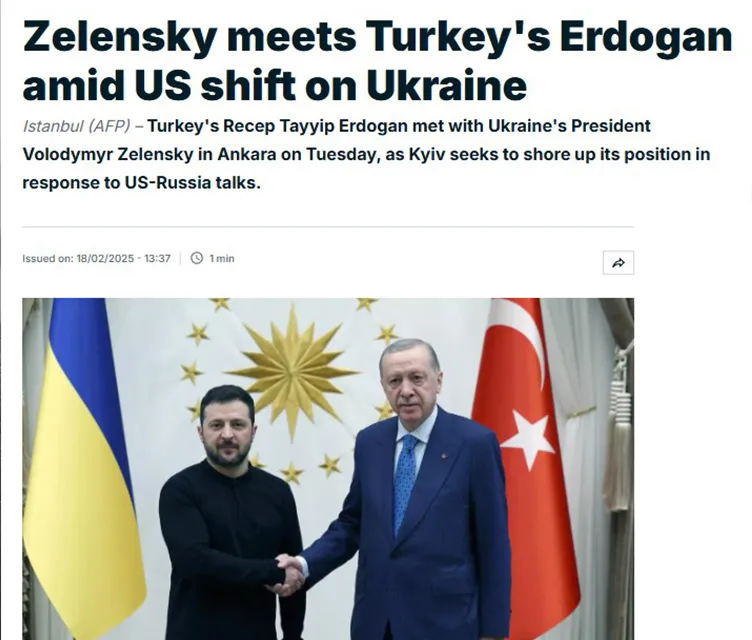 Dünya basınının gözü kulağı Ankara’da! Zelenskiy ziyareti gündeme oturdu: Barışın adresi Türkiye