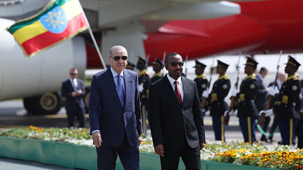 Başkan Erdoğan Etiyopya'da resmi törenle karşılandı