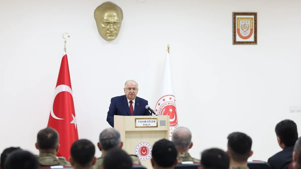 Bakan Güler: YPG-SDG'nin mutabakatın gereklerine eksiksiz uyması bir zorunluluktur