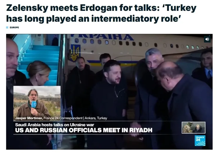 Dünya basınının gözü kulağı Ankara’da! Zelenskiy ziyareti gündeme oturdu: Barışın adresi Türkiye
