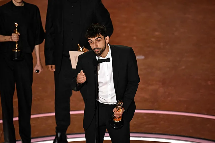 Filistin’in çığlığı Oscar’da yankılandı: İsrail’in katliamları unutulmadı