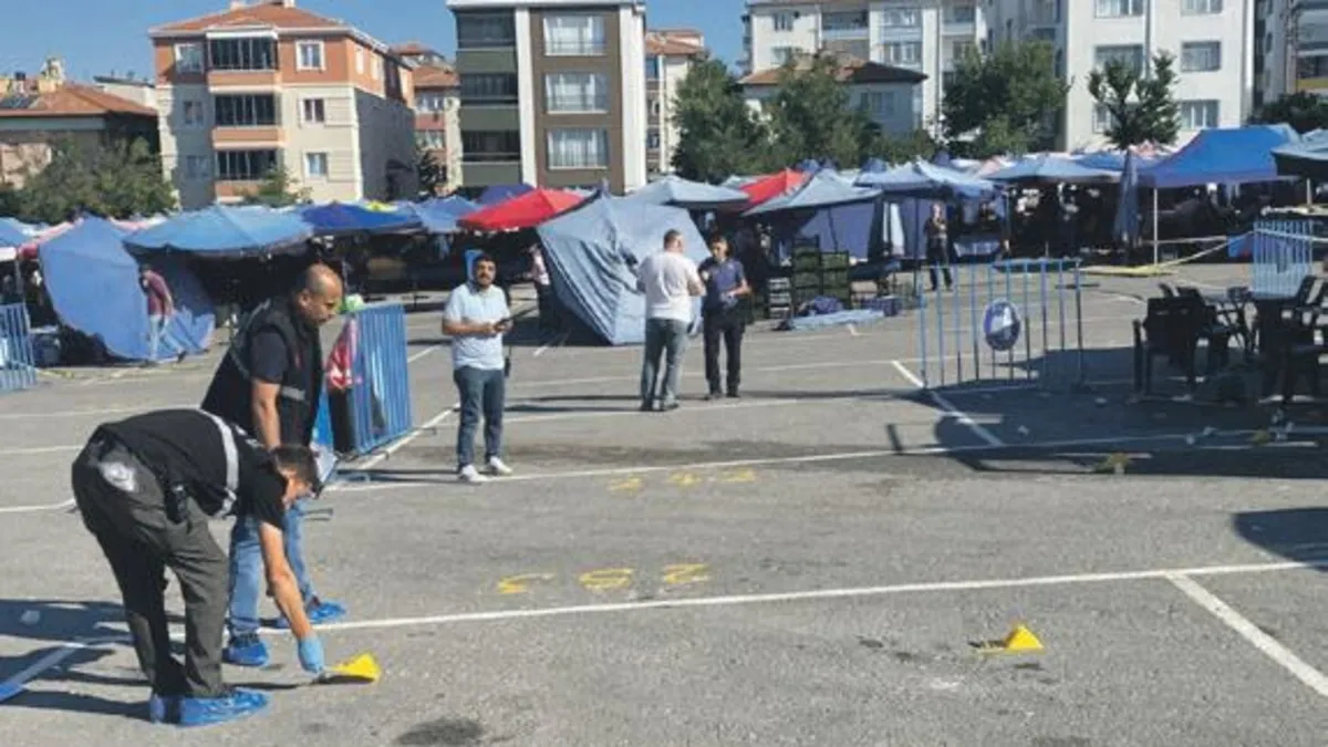 Pazar Tezgahında Kan Döküldü: Kavga Kısa Sürede Korkunç Bir Hal Aldı!