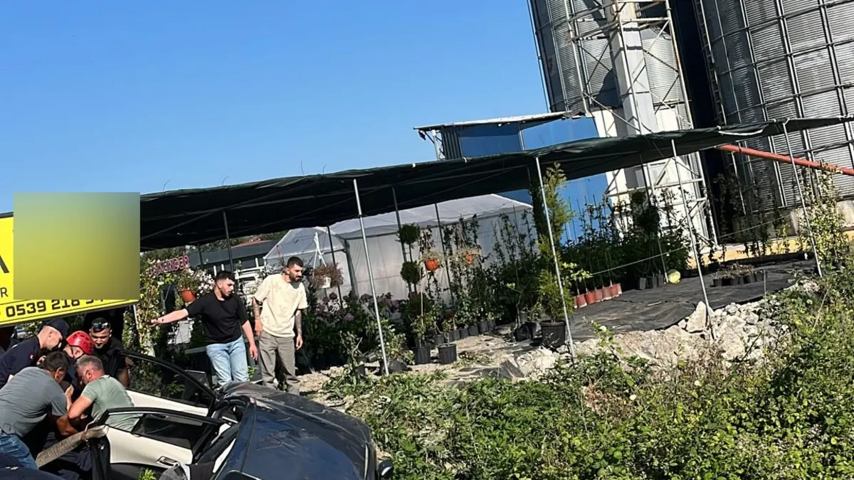 Sakarya Karasu'da trafik kazası meydana gelen bölge