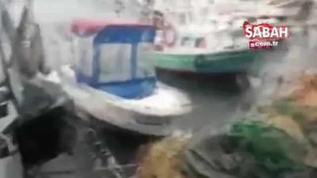 Marmara Ereğli'sinde fırtına sahildeki işletmelerin masa ve sandalyelerini uçurdu