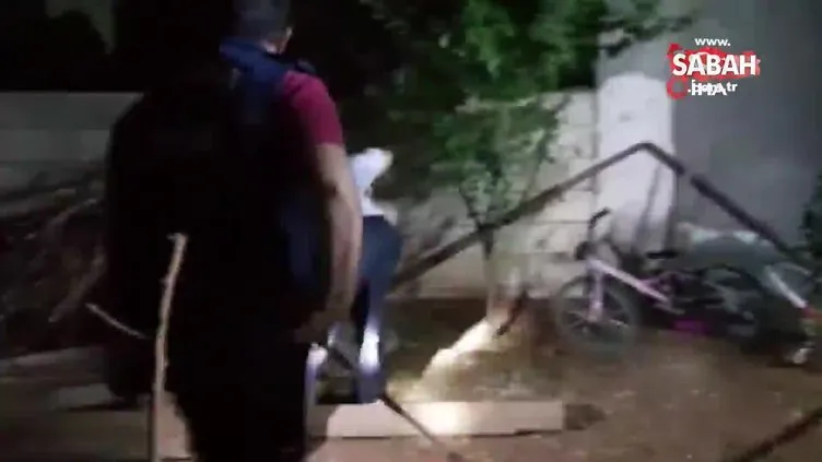 Adıyaman’da ilginç yılan avı