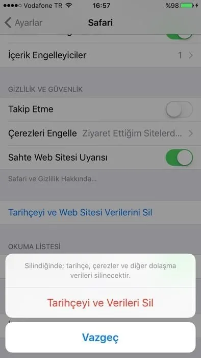 iPhone Safari geçmişi nasıl silinir? Safari geçmişi nasıl temizlenir?