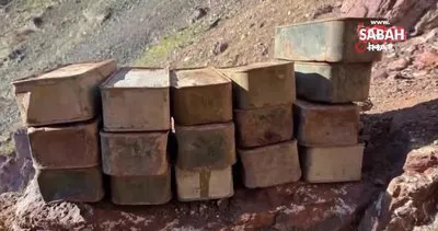Hakurk bölgesinde teröristlere ait 800 Doçka mühimmatı ele geçirildi | Video