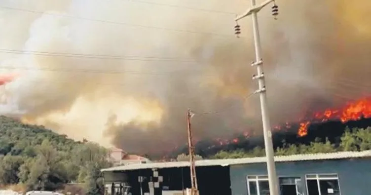 İzmir’de korkutan yangın