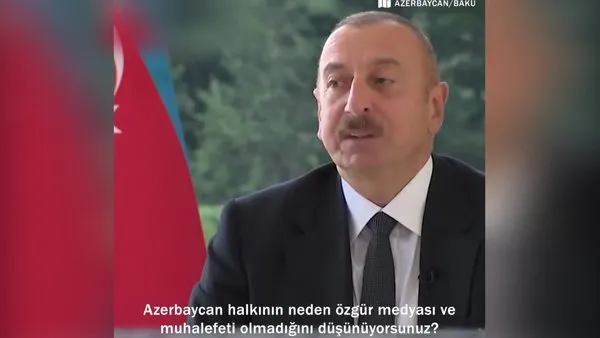 Azerbaycan Cumhurbaşkanı İlham Aliyev'den BBC muhabirinin provokatif sorularına ders niteliğinde sözler | Video
