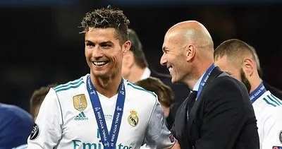Cristiano Ronaldo ve Zidane, Şampiyonlar Ligi’nde tarih yazıyor