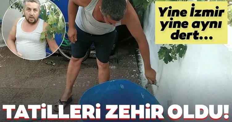 Yine İzmir yine su sorunu! Vatandaşlar isyan etti...