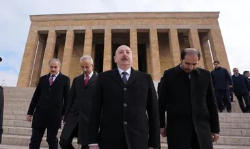 Azerbaycan Cumhurbaşkanı Aliyev, Anıtkabir’i ziyaret etti