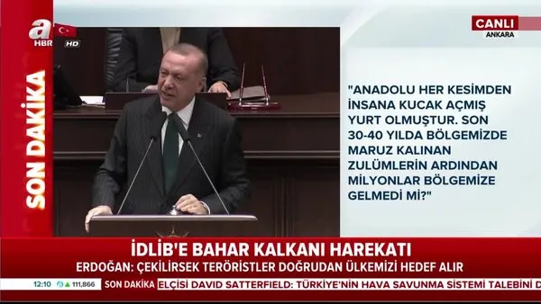 Cumhurbaşkanı Erdoğan'dan AK Parti Grup Toplantısı'nda önemli açıklamalar (4 Mart 2020 Çarşamba) | Video