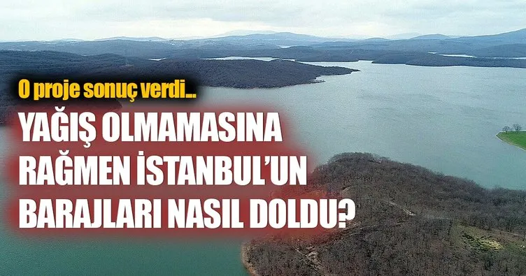 Yağış yok, peki İstanbul barajları nasıl doldu?
