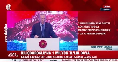 Başkan Erdoğan’ın o sözleri ayakta alkışlandı: Biz siz kuklalarla değil, sizin iplerinizi elinde tutan efendilerinizle mücadele ediyoruz