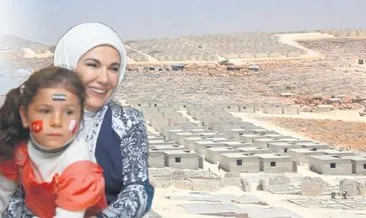 Emine Erdoğan’dan İdlib’e 57 briket ev bağışı
