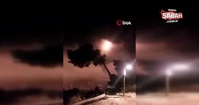 İsrail ordusu, İsrail Lübnan sınırında aydınlatma fişekleri ve fosfor bombaları attı | Video