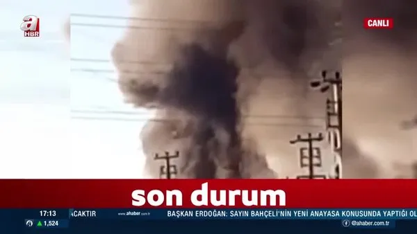 SON DAKİKA: Kocaeli Gebze'de fabrika yangını! Olay yerinden ilk görüntüler... | Video