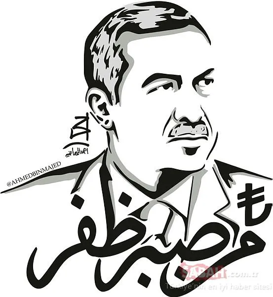 Katarlı ressamdan Erdoğan portreli Türkiye desteği