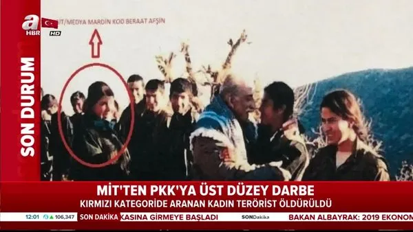 MİT, düzenlediği operasyonla PKK'nın üst düzey kadın teröristi Beraat Afşin, etkisiz hale getirdi