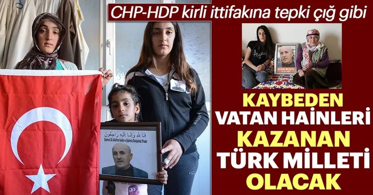 Kaybeden vatan hainleri kazanan Türk Milleti olacak