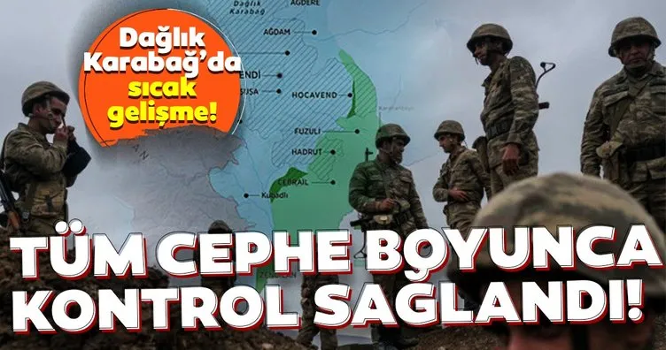 Son dakika haberi: Azerbaycan-Ermenistan cephe hattında sıcak gelişme! Azerbaycan tüm cephe boyunca kontrolü elinde tutuyor