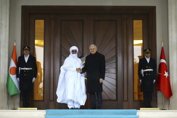 Nijer Başbakanı Brigi Rafini, Çankaya Köşkü’nde