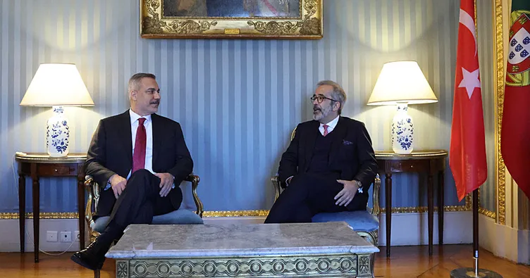 Bakan Fidan, Portekizli mevkidaşı Rangel ile bir araya geldi