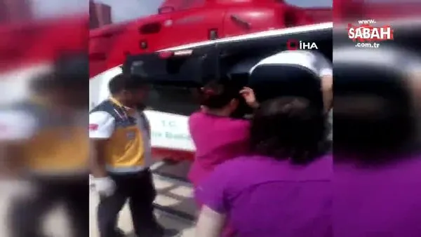 Balıkesir'de ambulans helikopter 1 günlük bebek için havalandı
