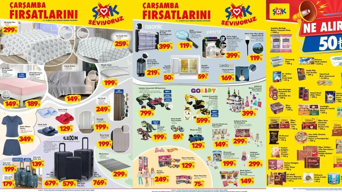 FIRSATLAR KAÇMAZ! ŞOK markette 20 Mayıs’a kadar geçerli indirimler: Zeytin, peynir, yoğurt, şampuan, temizlik ürünleri...