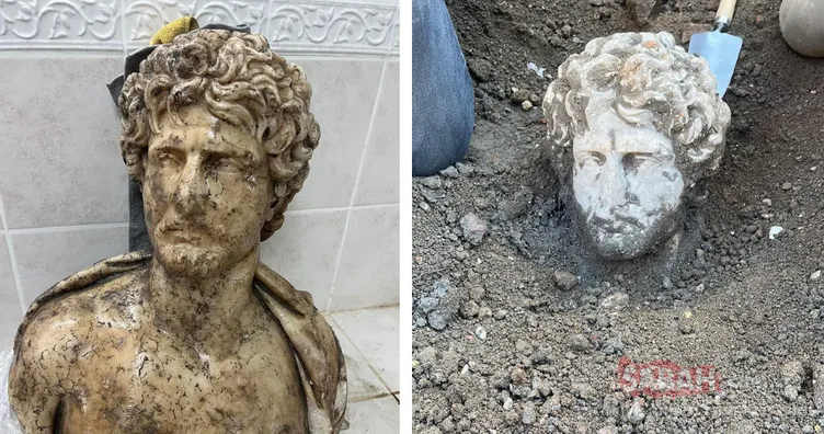 Düzce’de antik kentte 1800 yıllık büst bulundu! Kazı çalışmaları sırasında...