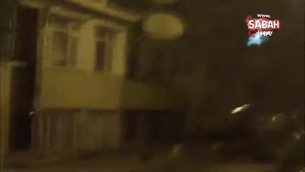 İstanbul'da panik anları: Mahalleli sokağa döküldü |Video