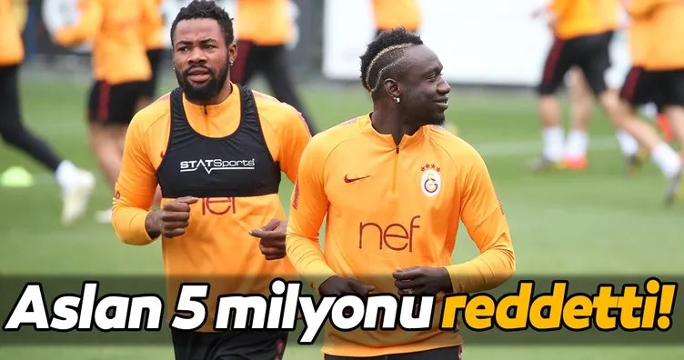 Galatasaray 5 milyonu reddetti!