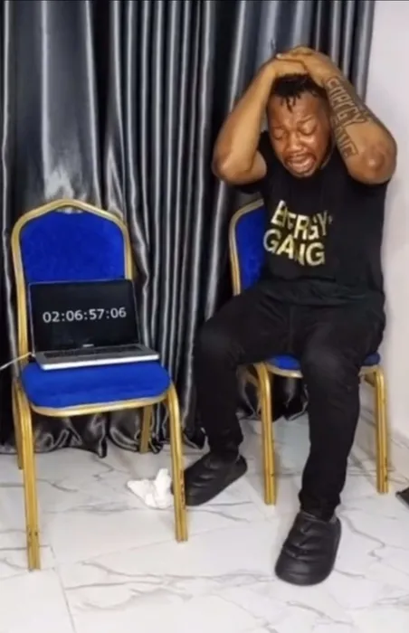 7 gün aralıksız ağlama esnasında kör oldu! Dünya rekoru kırmaya çalışıyordu...