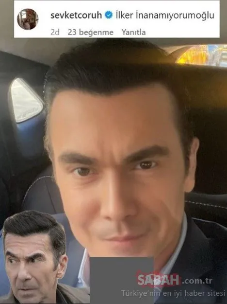 İlker İnanoğlu’nun yüzüne ne oldu? İlker İnanoğlu’nun paylaşımına Şevket Çoruh’tan esprili yorum!