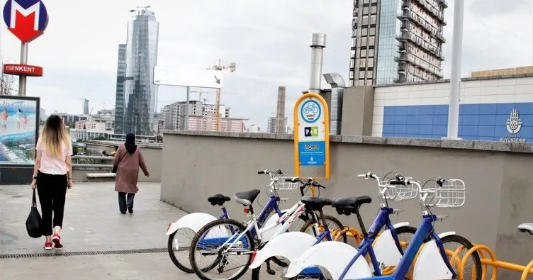 İstanbullulara metrolarda ücretsiz bisiklet parklar