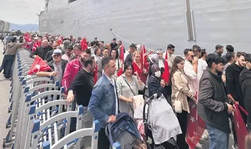 TCG Anadolu 357 bin kişiyi ağırladı