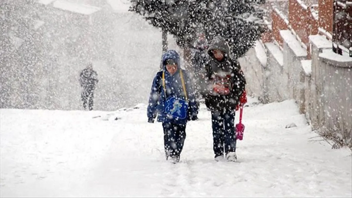 Muş'un 3 ilçesinde eğitime kar engeli