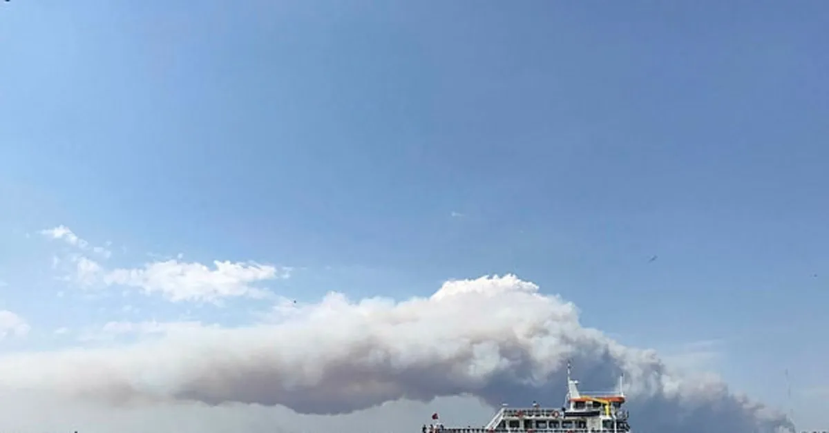 son dakika canakkale de buyuk yangin