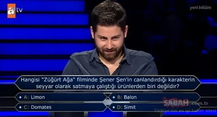 Kim Milyoner Olmak İster’de heyecan dolu anlar! 500 bin TL’lik soruyu açtırdı! İşte o soru!
