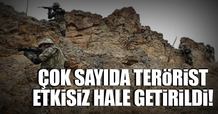 11 terörist etkisiz hale getirildi