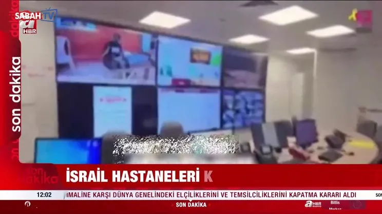 İsrail, hastaneleri askeri üs olarak kullanıyor | Video