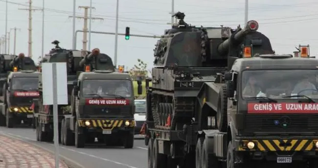 Suriye’ye tank ve askeri personel sevkiyatı yapıldı