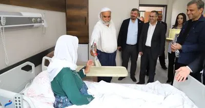 İl Sağlık Müdürü Doç. Dr. Abdullah Solmaz “26 Ekim Hasta Hakları gününde ’hastaları ziyaret etti