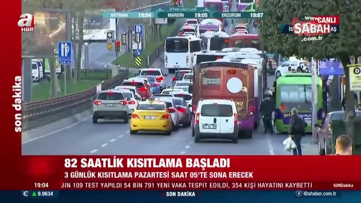 Son dakika: 82 saatlik sokağa çıkma yasağı başladı! Nereler açık olacak, kimler muaf? İşte tüm detaylar... | Video