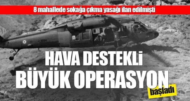 Diyarbakır’da büyük operasyon başladı
