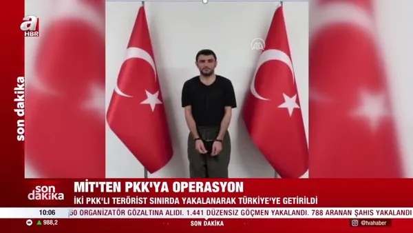 SON DAKİKA: MİT'ten PKK’ya operasyon! İki terörist Türkiye'ye getirildi | Video