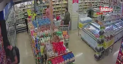 Antalya Alanya’da marketten kutuyla hırsızlık yapan karı- koca kameraya böyle yakalandı